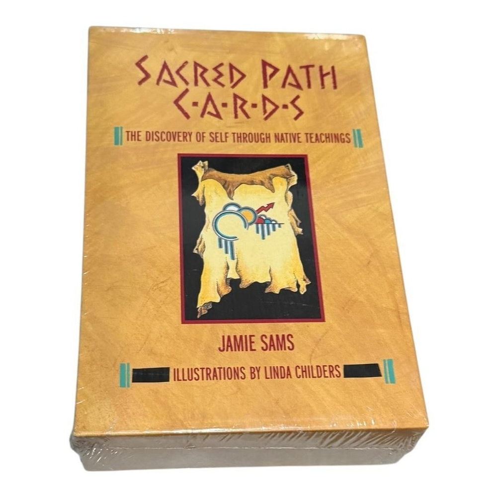 Sacred Path Cards Deck And Book Set Jamie Sams Native Teachings New Sealed